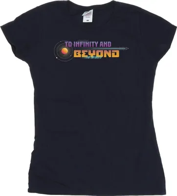 Produktbild von Disney - "Lightyear Infinity And Beyond" T-Shirt für Damen BI29261 (S) (Marineblau)