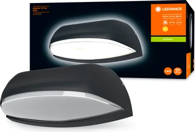 Produktbild von LEDVANCE LED Wand- und Deckenleuchte, Leuchte für Außenanwendungen, Warmweiß, 86,0 mm x 210,0 mm x 90,0 mm, ENDURA STYLE WIDE