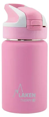 Edelstahl-Trinkflasche 0,35 l rosa, 24h kalt, luftdicht