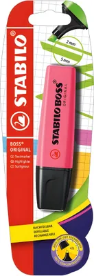 Zdjęcie produktu dla Zakreślacz - STABILO BOSS ORIGINAL - Pojedynczy długopis - różowy