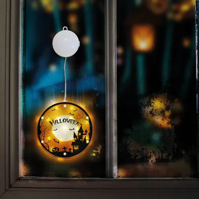 Obrázek produktu pro Halloweenská 3D dekorativní lampa - 14 teplých bílých LED diod - na baterie