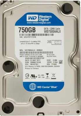 Immagine prodotto di Wd Hard Disk Hdd Disco Rigido 750gb 3,5" Sata Computer Fisso Desktop Pc Dvr Nas