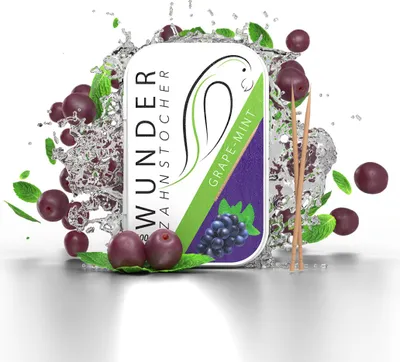 Immagine prodotto di Stuzzicadenti Wonder Uva-Menta 100 pezzi
