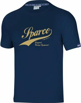 Produktbild von Herren Kurzarm-T-Shirt Sparco Vintage Marineblau S
