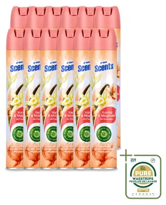 Produktbild von 12 x At Home Lufterfrischer Vanilla & Magnolia 400 ml - Vorratspackung - 12 Stücke