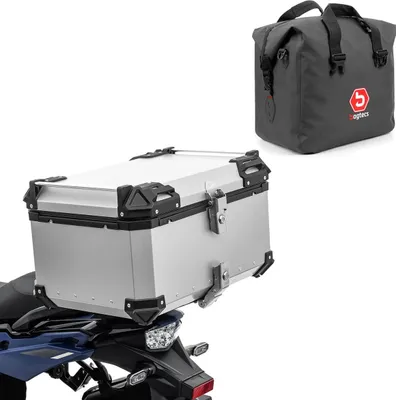 Obrázok produktu pre Sada hliníkový kufor na motorku 65L + vnútorná taška Dry Bag vhodná pre C