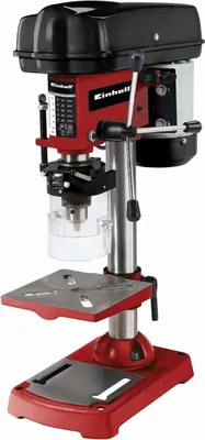 Immagine prodotto di Einhell 4250670 Trapano a colonna (350 W, 580 - 2650 giri/min, inclinabile, girevole e regolabile, foratura, da tavolo, protezione), rosso