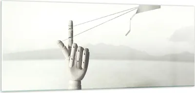 Produktbild von Bilder auf glas - Einteilig - Modern Hand Drachen - 100x40cm - Glasbilder - Wandbilder - Bilder - zum Aufhängen bereit - Wanddekoration aus Glas - Glas Bilder - Wandbild auf Glas - GAB100x40-4697