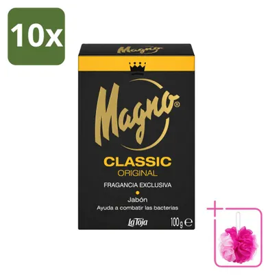 Productafbeelding van 10 x Magno Classic handzeep - 100 g - Voordeelverpakking - 10 stuks