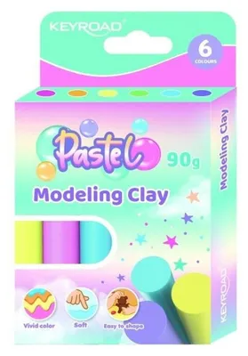 Obrázok produktu pre Ciastolina pastelowa 6 kolorów x 15g