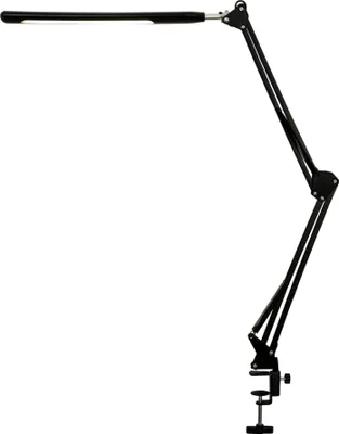 Produktbild von INF LED Schreibtischleuchte mit verstellbarem Schwenkarm Schwarz