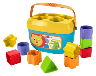 Produktbild von Mattel FFC84-1 - Fisher-Price - Babys Erste Bausteine – Sortier- & Stapelspiel mit Formen & Farben