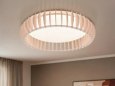 Produktbild von Reality Leuchten Deckenleuchte MONTE DH 60x14 cm weiß Deckenlampe