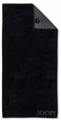 Produktbild von Joop! Classic Doubleface Frottee Handtuch Schwarz 80x150 cm