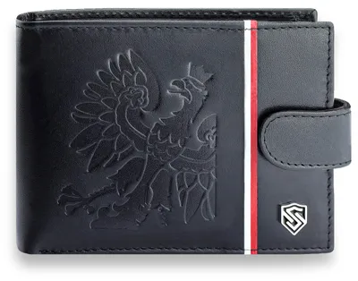 Obrázek produktu pro Pánská peněženka STEVENS z přírodní kůže černá RFID 12x9,5 cm univ