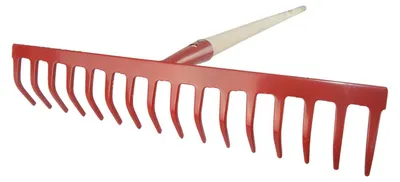 Produktbild von SHW Gartenrechen 16 Zinken mit Stiel