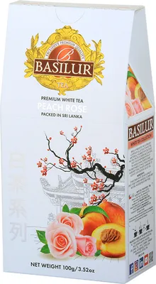 Produktbild von BASILUR Weißer Tee komponiert aus den zartesten Blättern mit Aprikosen Rosenblütenblättern und Ringelblumen 100g