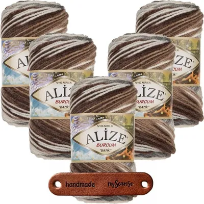 Produktbild von 5 x ALIZE Burcum Batik 5742 mit Label