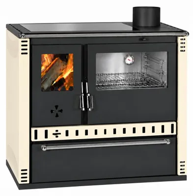 Immagine prodotto di Cucina a legna PRITY GTD FI G DR 10,9 kW, Avorio, forno destro