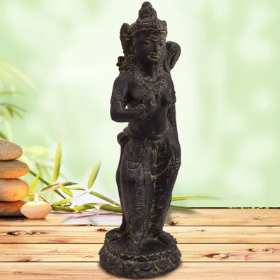 Produktbild von Stein Skulptur Stehende Reisgöttin Awada 45cm
