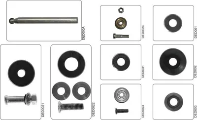 Image de DEDRA Molette de coupe en carbure diamètre 16/3 mm - DED003