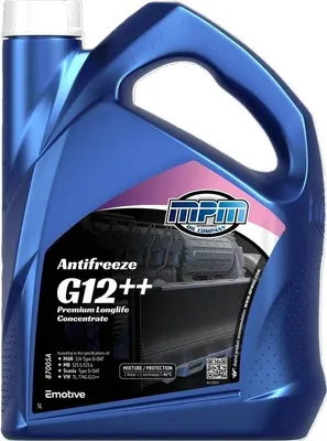 Produktbild von MPM Premium Longlife G12++ Kühlmittel Kühlerfrostschutz 5L Rot Antifreeze Konzentrat