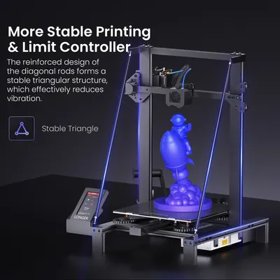 Obrázok produktu pre 3D tlačiareň LONGER LK5 Pro - pracovná plocha 300x300x400 mm - výkon 280 W