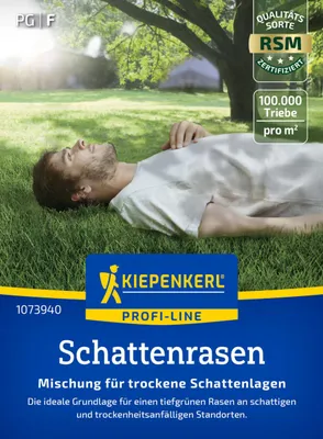 Produktbild von Kiepenkerl Profi-Line Saatgut Schattenrasen Premium trocken 25 g für ca. 1 m²