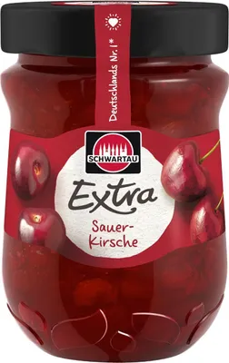 Produktbild von Schwartau Extra Sauerkirsche, 340g