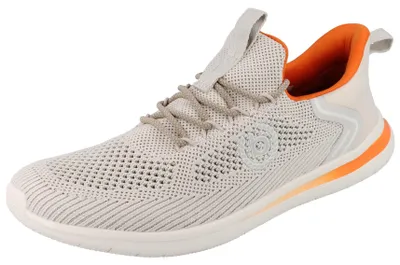 Produktbild von BUGATTI Herren Schlupf Sneaker beige orange Textil - Größe: 43