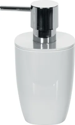Produktbild von Spirella Seifenspender "Pure" Flüssigseifen-Spender 300ml Langliebig und Robust Weiß