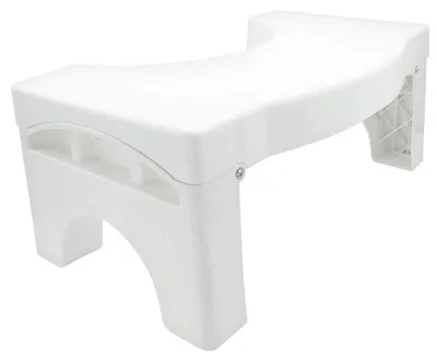 Produktbild von WENKO Toiletten-Fußhocker BHT 41x17x24.50 cm weiß