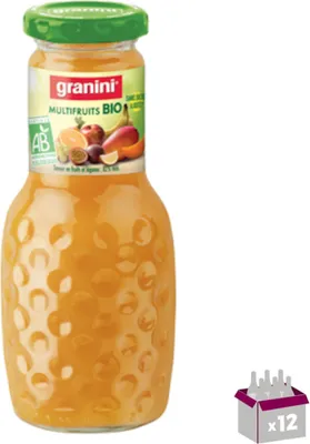 Image de Jus de fruits multi-organique Granini 12x25cl