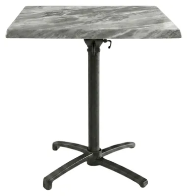 Image de Table de terrasse en  Marbre pour Exterieur, 60x60 cm