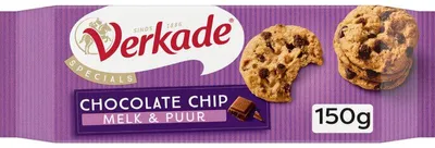 Produktbild von Verkade Schokoladenkekse mit Milch- & Zartbitterschokolade, 150 g