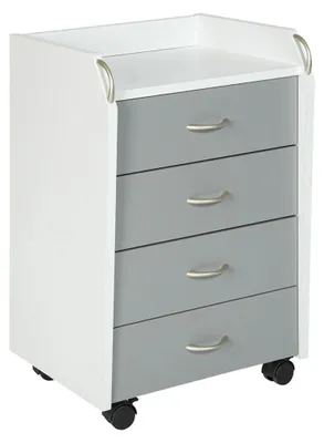 Produktbild von Inter Link Rollcontainer Rollkommode Schreibtischschrank 40 x 65 x 36 cm Büro