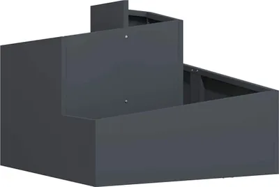 Obrázek produktu pro Zahradní pěstebník Antracit 60 x 60 x 50 cm