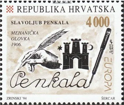 Produktbild von Briefmarken Kroatien 1994 Mi 274-275 (kompl.Ausg.) gestempelt Entdeckung und Erfindung