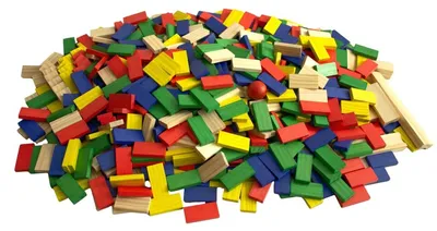 Productafbeelding van 2Kids Toys Domino, kleurrijk, 400 stuks