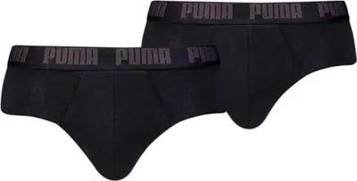 Produktbild von Puma Bodywear Herren-Slip im 2er-Pack schwarz M