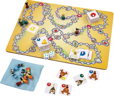 Produktbild von Geräusche - Ralley 131tlg. Holzbrettspiel Gesellschaftsspiel