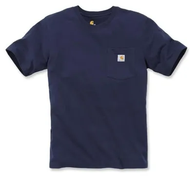 Image de T-shirt manches courtes WORKWEAR POCKET TS navy - CARHARTT - S1103296412S