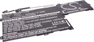 Produktbild von TECHTEK Laptop Akkus Kompatibel mit [Dell] Inspiron 14 7000, Inspiron 14-7437 Ersetzt 5KG27, für C4MF8