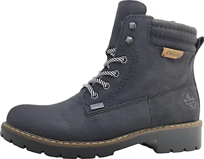 Produktbild von Rieker Damen Stiefelette Schnürer Gefüttert Modeschuh Damen schwarz 41