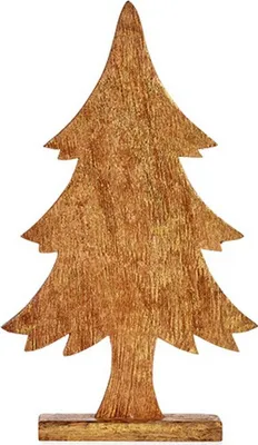 Produktbild von Weihnachtsbaum 5,1 x 49,5 x 25,5 cm Gold Holz