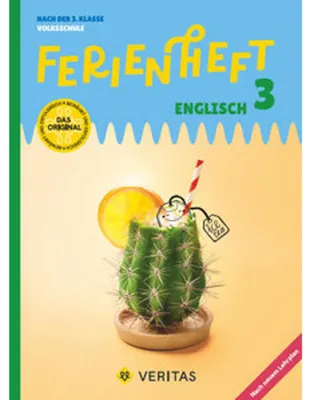 Obrázok produktu pre Ferienheft Englisch - 3. Klasse Volksschule - Lehrplan 2023 - Mit eingelegten Lösungen
