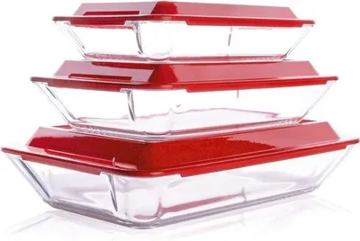 Zdjęcie produktu dla Zestaw blach do pieczenia, nadaje się do piekarnika i frytkownicy powietrznej, można myć w zmywarce, stal nierdzewna