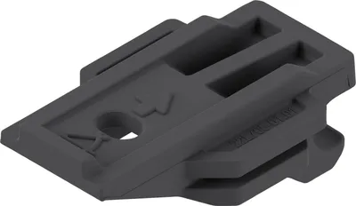 Produktbild von Blum 22L7051 AVENTOS HL TOP Öffnungswinkelbegrenzer, Scharnierdämpfer, Klappenbeschlag, Möbelscharnier, einfache Montage, Kunststoff tiefgrau, 123° Öffnungswinkel