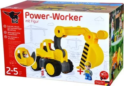 Produktbild von BIG-Power-Worker Bagger + Figur