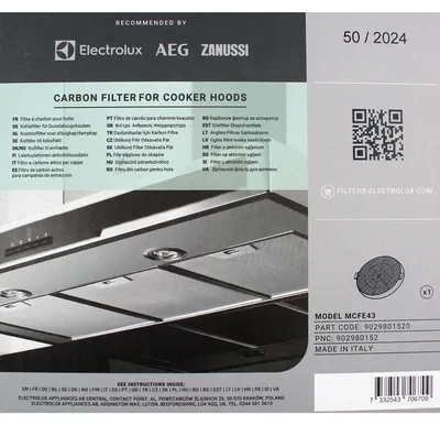 Produktbild von Electrolux - Kohlenstofffilter Modell 210 - 9029801520